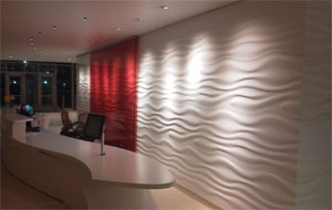 Sculptcor® - Textured Thermoformed Panels for Walls, Ceilings, Furniture, and More