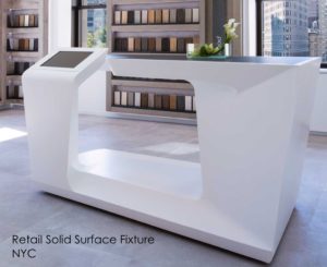 Retail Solid Surface Fixture