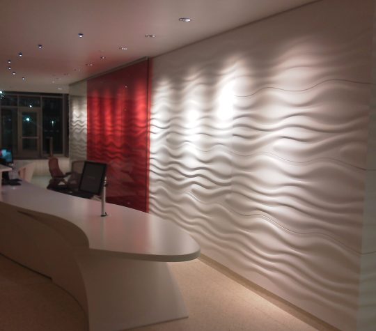 Solid Surface Has Gone Vertical – Sculptcor® Solid Surface Wall Cladding for Healthcare Spaces