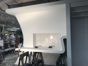 Solid Surface Trade Show Display