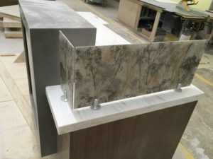 Corian 3Form and Laminate Desk